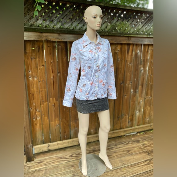 Y2K Flannel Blazer - Picture 4 of 16